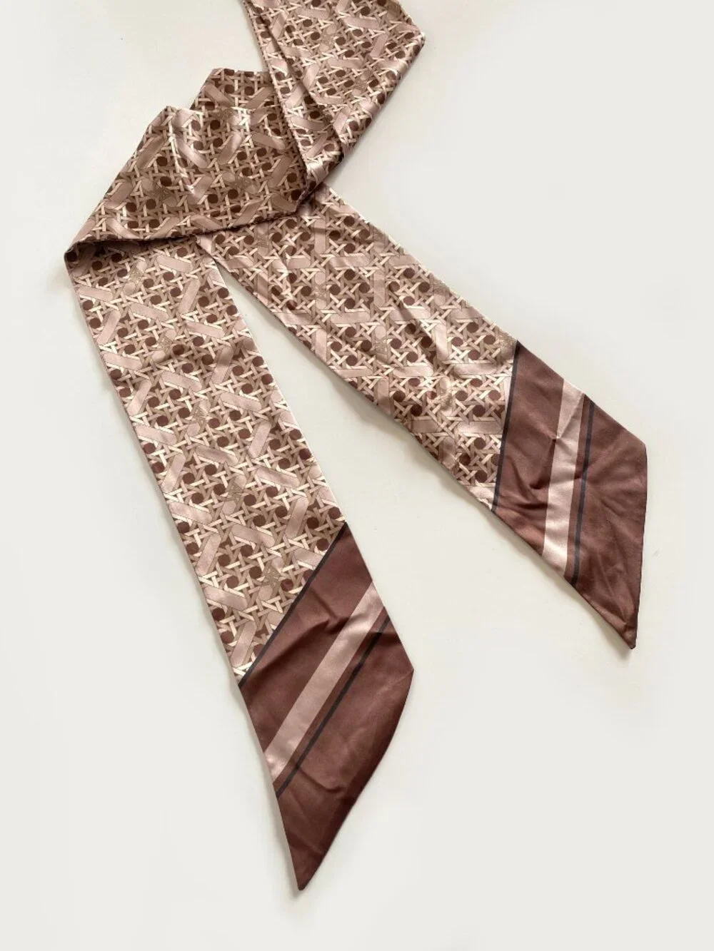 Anne Klein Skinny Bandeau Ribbon Oblong Scarf